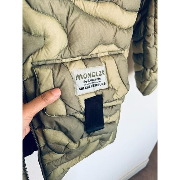 Moncler x Salehe Bembury Men's down Jacket Dark Green 3(L) - Picture 10 of 11